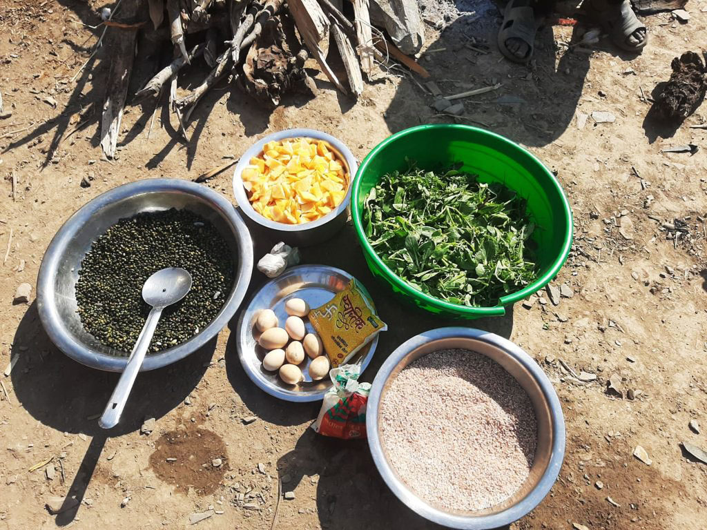 Landwirtschaftliche Unterstützung zur Verbesserung der Ernährungssituation in Bhee, Bezirk Mugu